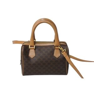 Celine Boston Bag Macadam Leather